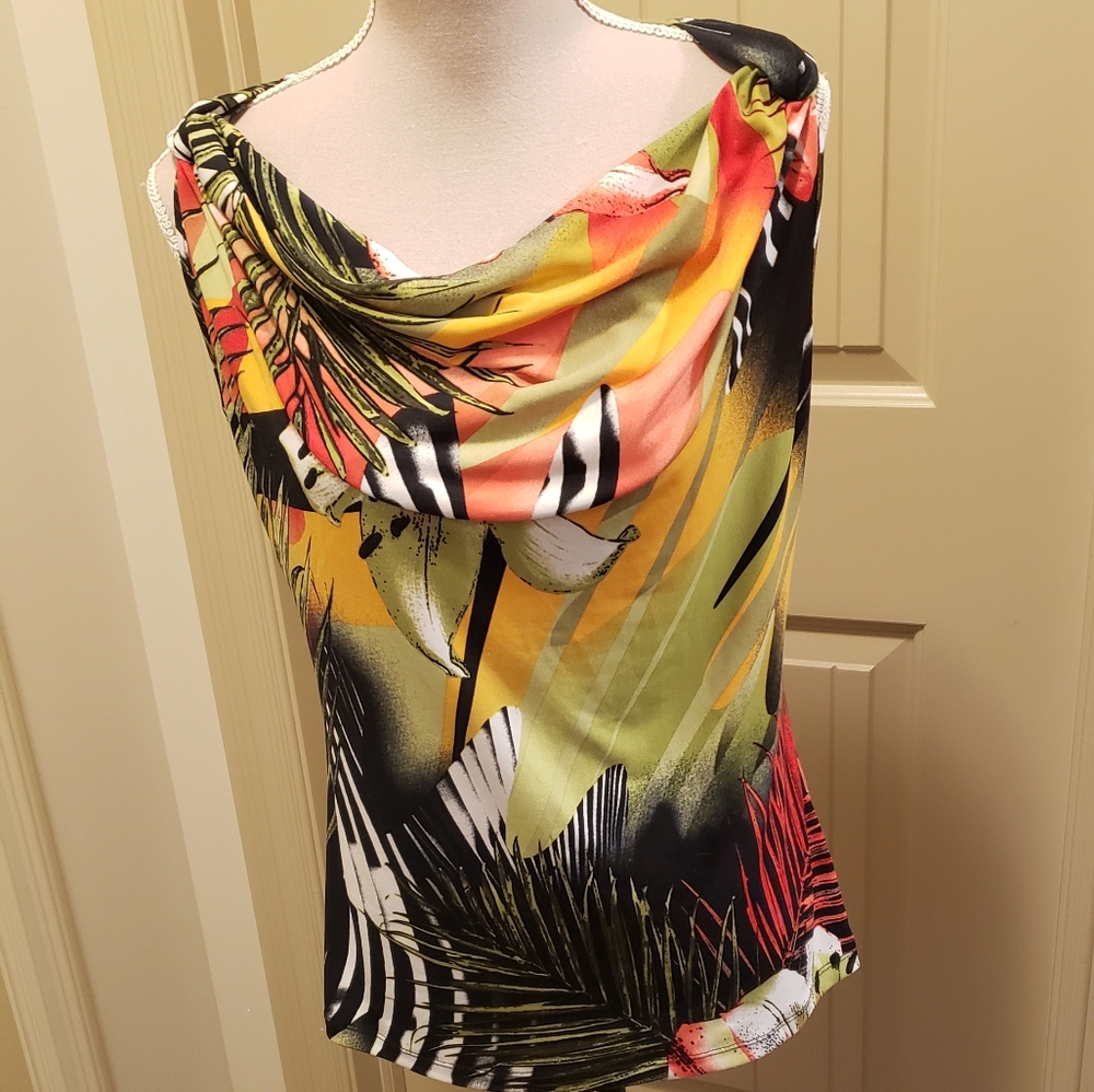 Libra Colorful Printed Top